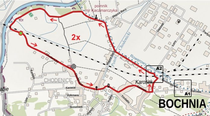 Bieg Majora Bacy: Utrudnienia w ruchu – MAPA
