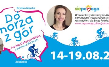 Pamięci Marysi, z pomocą dla Beaty. W 6 dni przejedzie rowerem 760 km