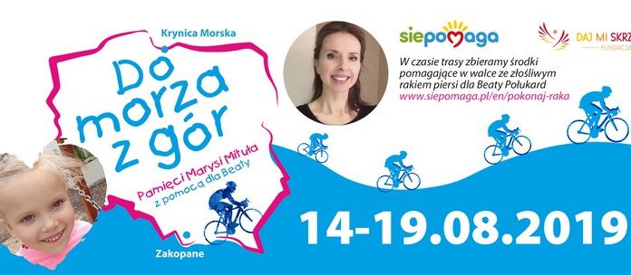 Pamięci Marysi, z pomocą dla Beaty. W 6 dni przejedzie rowerem 760 km