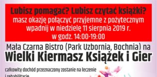 DZIŚ charytatywny kiermasz książek i gier dla małej Lilki