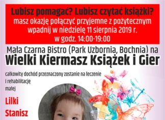 DZIŚ charytatywny kiermasz książek i gier dla małej Lilki