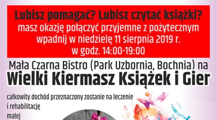 DZIŚ charytatywny kiermasz książek i gier dla małej Lilki