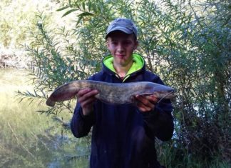 Zawody spinningowe „Drapieżnik Raby”. Brały głównie okonie i klenie