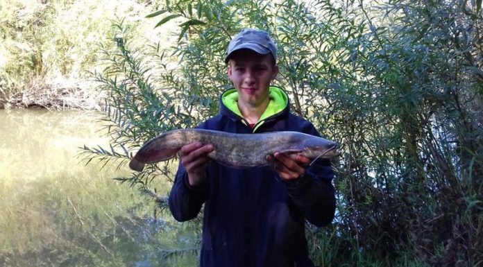 Zawody spinningowe „Drapieżnik Raby”. Brały głównie okonie i klenie