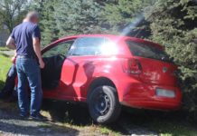 Pogwizdów. Mając ponad 3 promile kierował samochodem. Podróż skończył w rowie