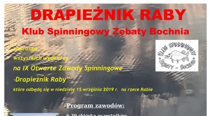 Wędkarstwo. W niedzielę 9. edycja „Drapieżnika Raby”