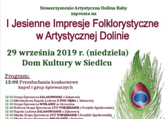 W niedzielę w Siedlcu Jesienne Impresje Folklorystyczne