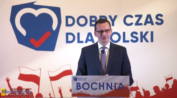 Premier Morawiecki w Bochni: „Tutaj działa się historia Polski” – WIDEO