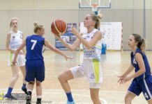 2. liga koszykówki. Znów wysoka wygrana Contimax MOSiR! Pięć „trójek” Oli Klimas – ZDJĘCIA