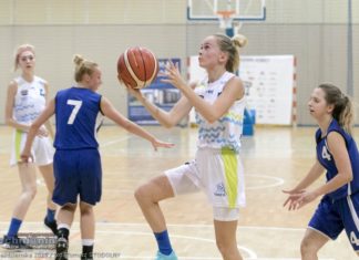 2. liga koszykówki. Znów wysoka wygrana Contimax MOSiR! Pięć „trójek” Oli Klimas – ZDJĘCIA