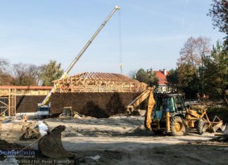 Tężnia w Bochni. Spacer po placu budowy – WIDEO