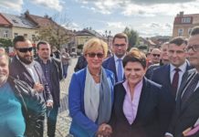 Beata Szydło wspierała w Brzesku kandydatów PiS
