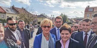 Beata Szydło wspierała w Brzesku kandydatów PiS