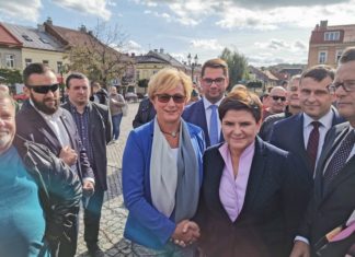 Beata Szydło wspierała w Brzesku kandydatów PiS