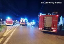 Groźny wypadek w Pogwizdowie. Dwie osoby ranne