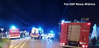Groźny wypadek w Pogwizdowie. Dwie osoby ranne