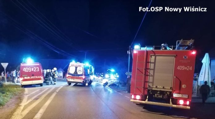 Groźny wypadek w Pogwizdowie. Dwie osoby ranne