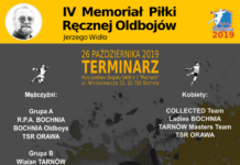 Ręczna. W sobotę memoriał Jerzego Widło. Zagrają oldboje oraz Ladies Bochnia – TERMINARZ