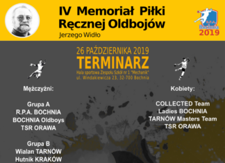 Ręczna. W sobotę memoriał Jerzego Widło. Zagrają oldboje oraz Ladies Bochnia – TERMINARZ