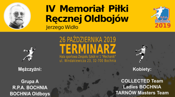 Ręczna. W sobotę memoriał Jerzego Widło. Zagrają oldboje oraz Ladies Bochnia – TERMINARZ