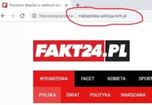 Phishing. Uwaga na adres internetowy podszywający się pod adres małopolskiej policji