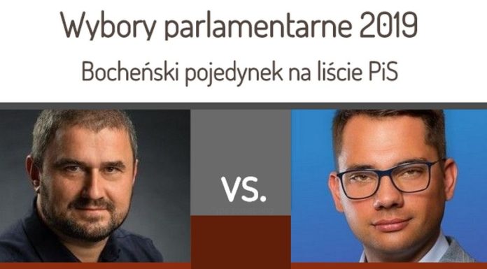 Wybory. Bocheński pojedynek na liście PiS – INFOGRAFIKA