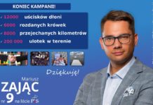 Mariusz Zając: Koniec kampanii. Dziękuję!