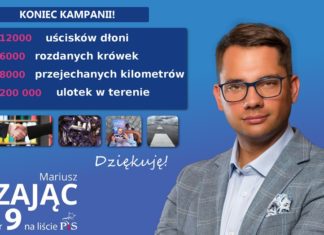 Mariusz Zając: Koniec kampanii. Dziękuję!