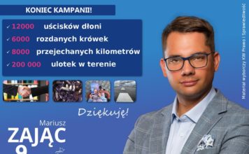Mariusz Zając: Koniec kampanii. Dziękuję!