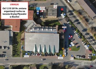 Bochnia. Parking przy basenie tylko dla klientów pływalni. Będą sprawdzać!