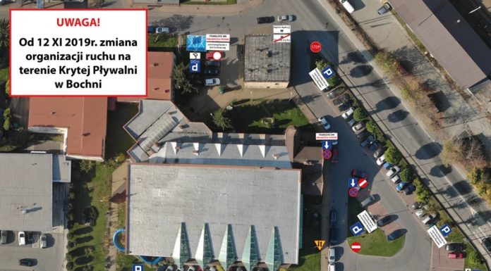 Bochnia. Parking przy basenie tylko dla klientów pływalni. Będą sprawdzać!