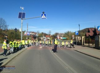 Szkoła w Rajbrocie po raz kolejny w projekcie „Odblaskowa Szkoła”