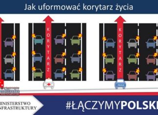 Od dziś tworzenie korytarzy życia i jazda na suwak obowiązkowe!