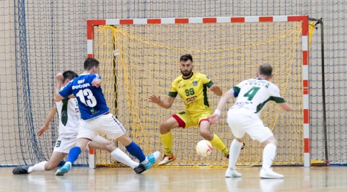 1. liga futsalu. Grad goli w Tychach. BSF kontynuuje passę zwycięstw