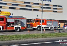 Ewakuacja „Biedronki” w Brzesku