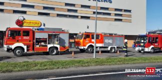 Ewakuacja „Biedronki” w Brzesku