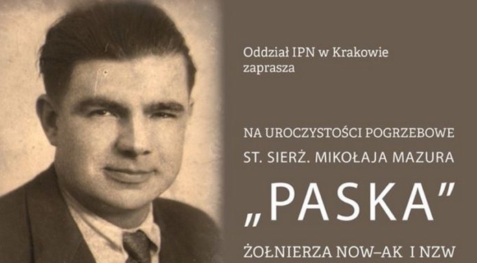 Bochnia. Partyzant powojennego podziemia niepodległościowego doczeka się godnego pochówku