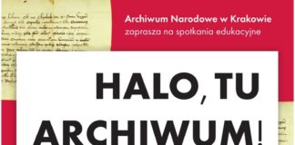 „Halo, tu Archiwum!” – w poniedziałek warsztaty edukacyjne