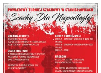 W sobotę turniej „Szachy dla Niepodległej”