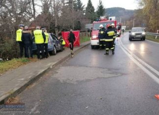 Makabryczny wypadek w Żegocinie. Nie żyje 21-letnia kierująca