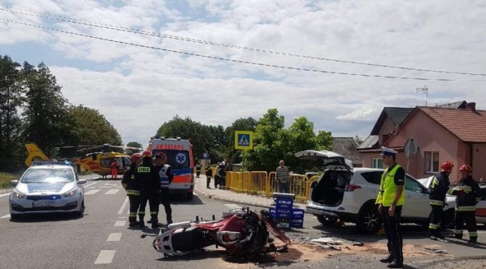 Śmiertelny wypadek komendanta policji. Zarzut dla duchownego z Bochni