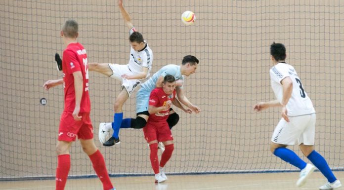 Futsal. Świetna seria trwa. Wysoka wygrana BSF nad GKS Nowiny – ZDJĘCIA