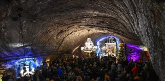 Pasterka 212 m pod ziemią w Kopalni Soli Bochnia – ZDJĘCIA