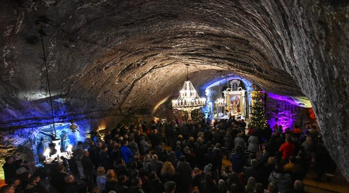 Pasterka 212 m pod ziemią w Kopalni Soli Bochnia – ZDJĘCIA