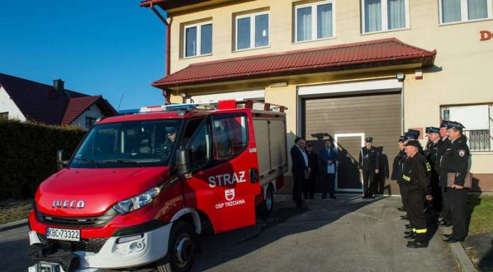 Trzciana. Nowy samochód i sprzęt dla strażaków OSP – ZDJĘCIA