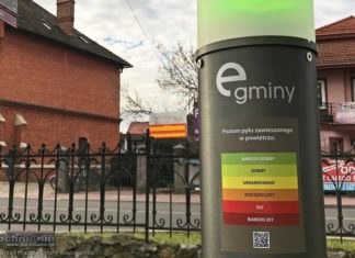 Niepołomice. Eko-Słupek pokazuje aktualną jakość powietrza