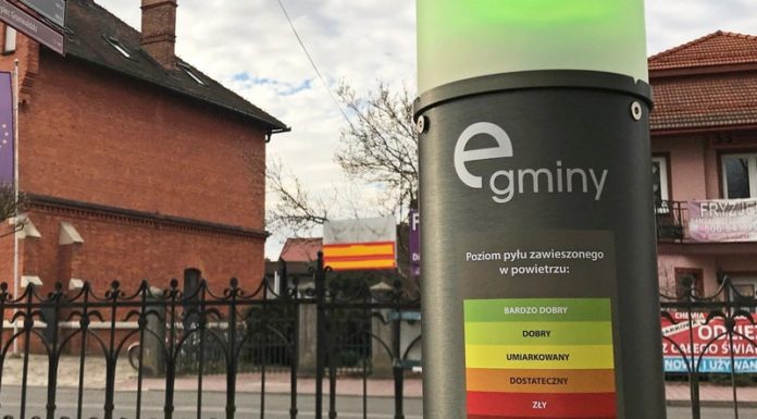Niepołomice. Eko-Słupek pokazuje aktualną jakość powietrza