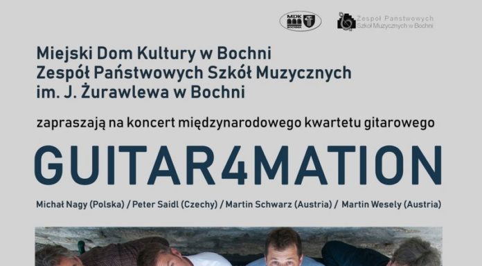 Szkoła muzyczna. W piątek koncert kwartetu Guitar4mation