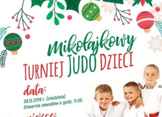 W niedzielę Mikołajkowy Turniej Judo Dzieci