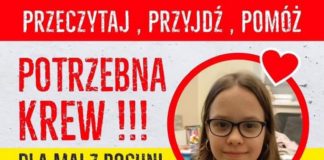 Potrzebna krew dla 10-letniej Mai z Bochni